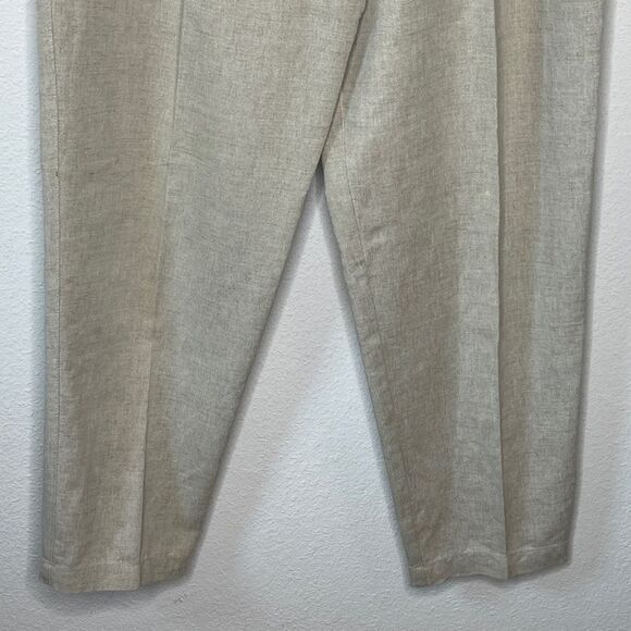 Vintage LizSport Linen Blend Trousers - Picture 3 of 9